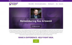 Rex Griswold Foundation website